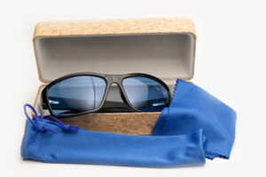 Fungeyes Glasses with cork case and cleaning cloth - perfect for Morel mushroom hunting